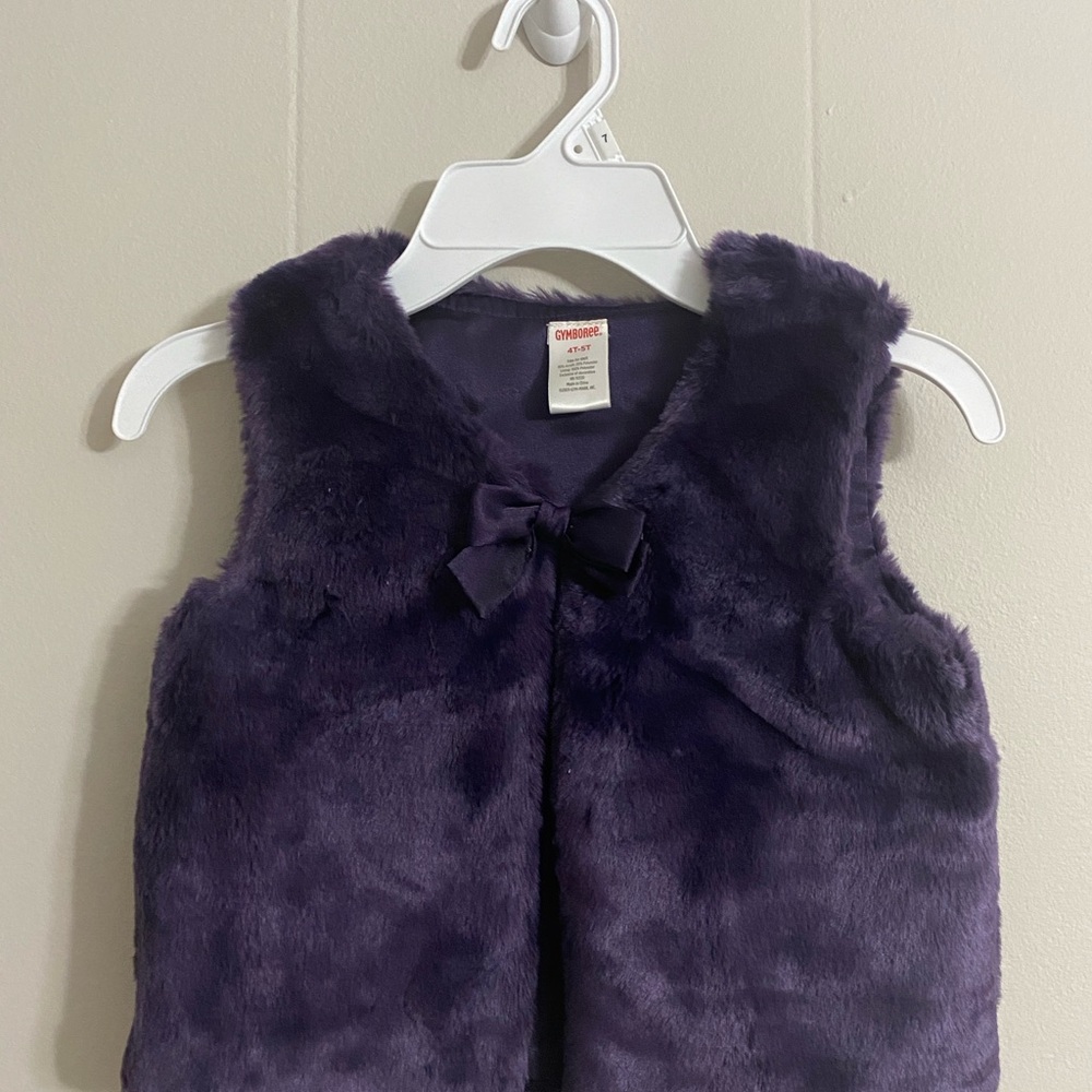 Gymboree Faux Fur Cropped Shrug Jacket